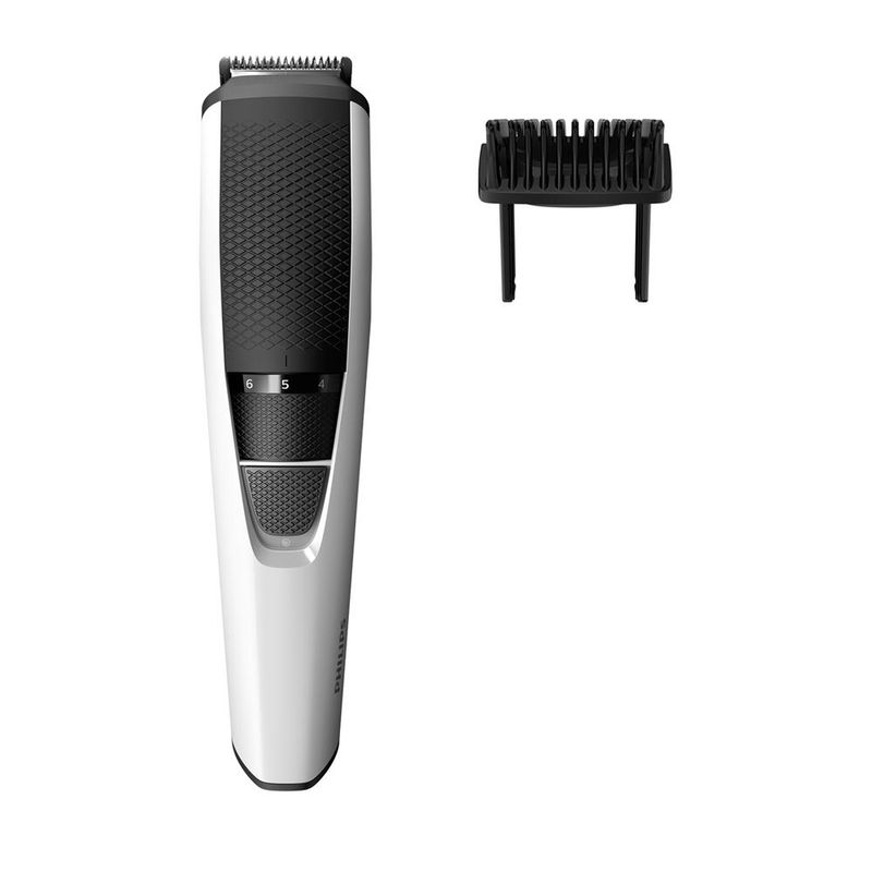 PHILIPS RECORTADORA DE BARBA, CON BATERIA DE LARGA, DURACION HASTA 30  MINUTOS, CORTE DE 1MM, 3 y 7 MM, Verde