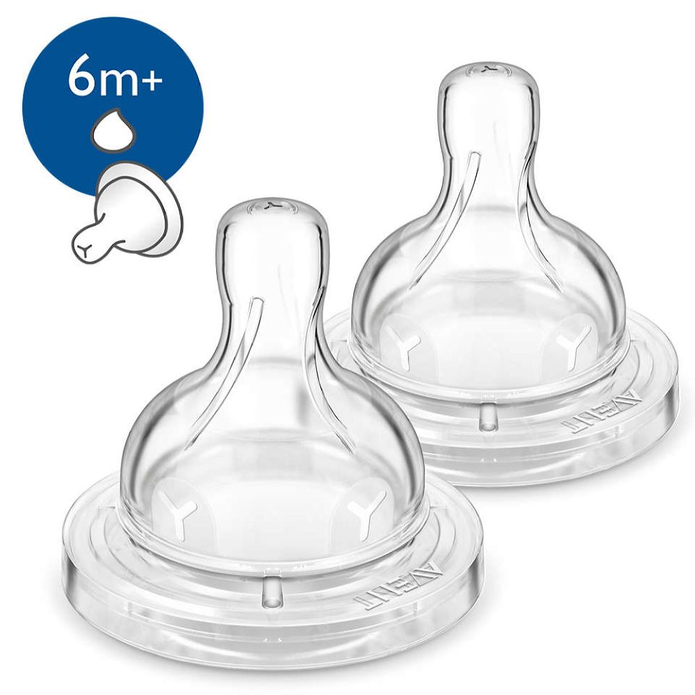 Philips Avent Tetina Natural Flujo Espeso 6m+