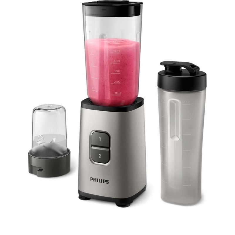 Mini Licuadora Portátil Philips Jarra+vaso+molinillo Hr2604