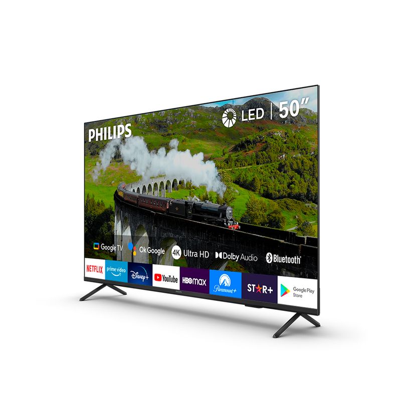 PHILIPS Led 50 Uhd 4K 50PUD7408 Google Tv Philips